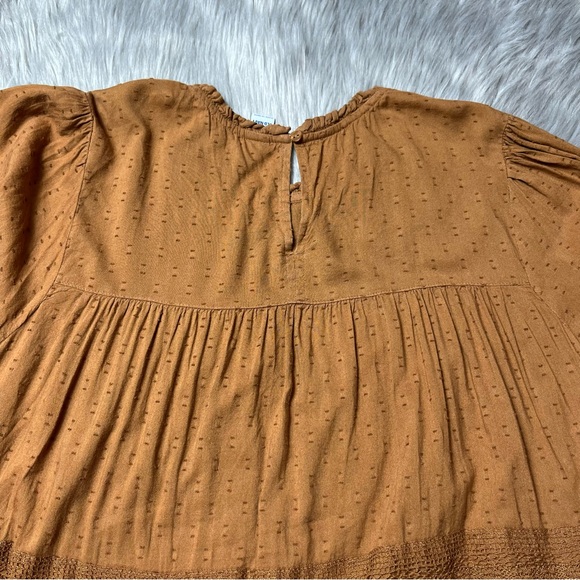 Old navy pintuck clip dot swing dress sisal xxl - Picture 5 of 16